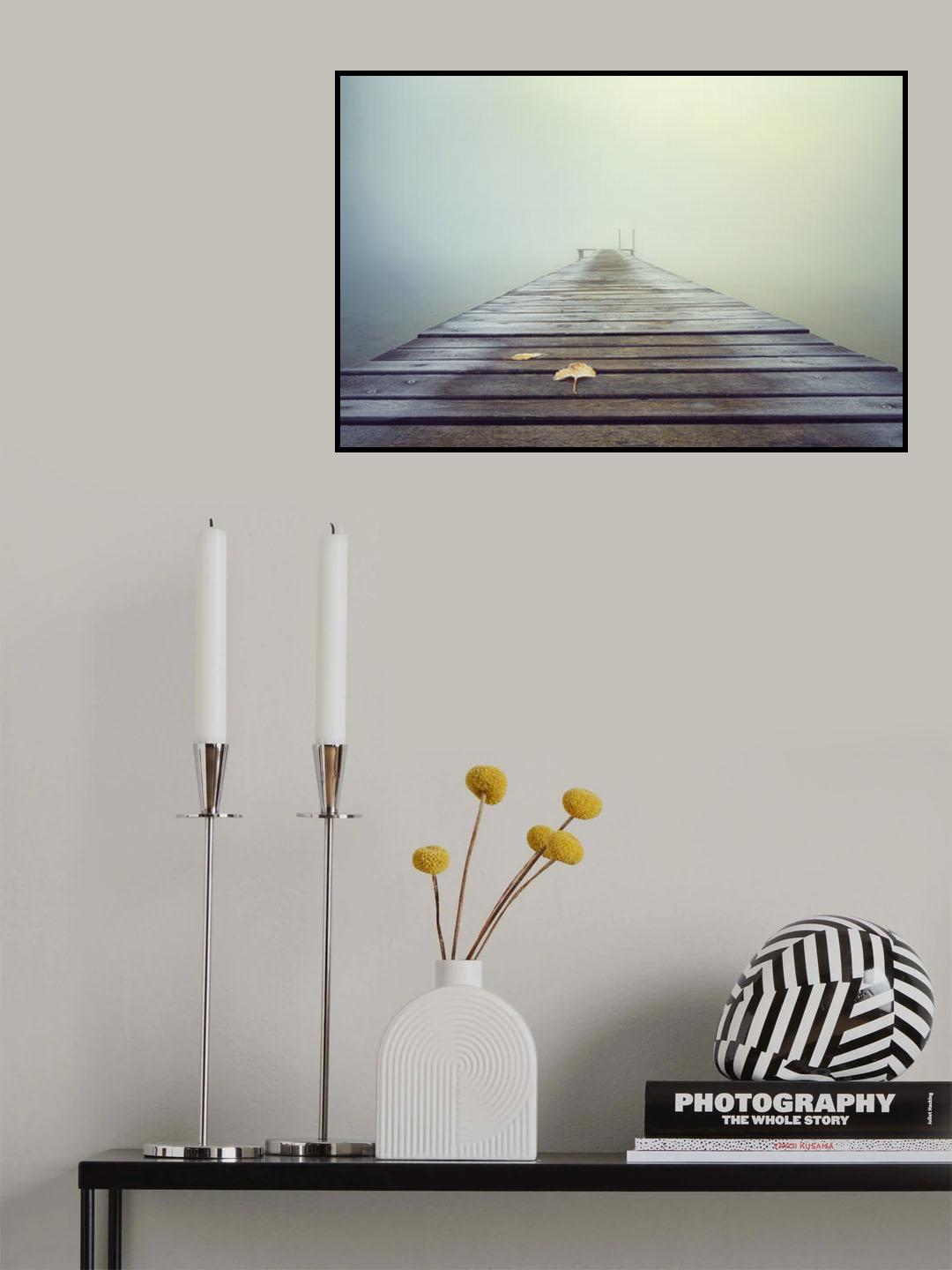 Cold and Misty Morning Poster och Canvastavla