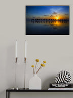 Sunset Camel Ride Poster och Canvastavla