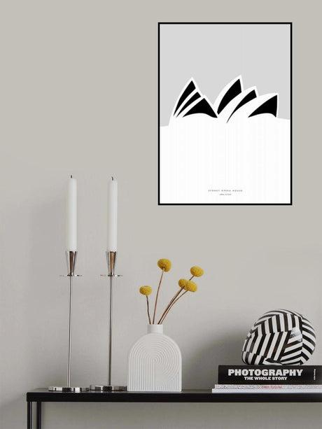 Minimal Sydney Opera House Poster och Canvastavla