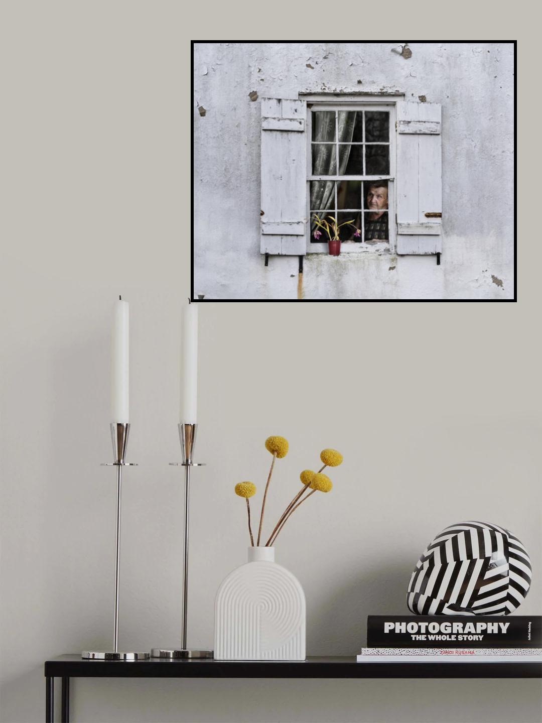 Social distancing and a faded flower Poster och Canvastavla