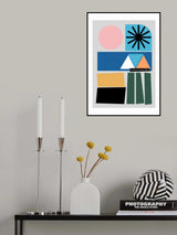 It's Always Sunny Here Grey Poster och Canvastavla