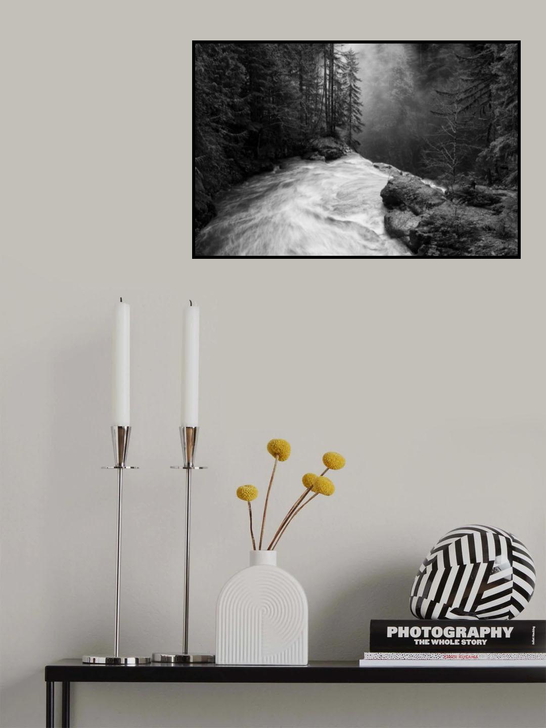 Over the Falls Poster och Canvastavla