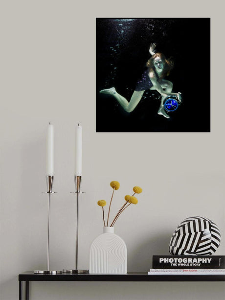 underwater artistic portrait shooting Poster och Canvastavla