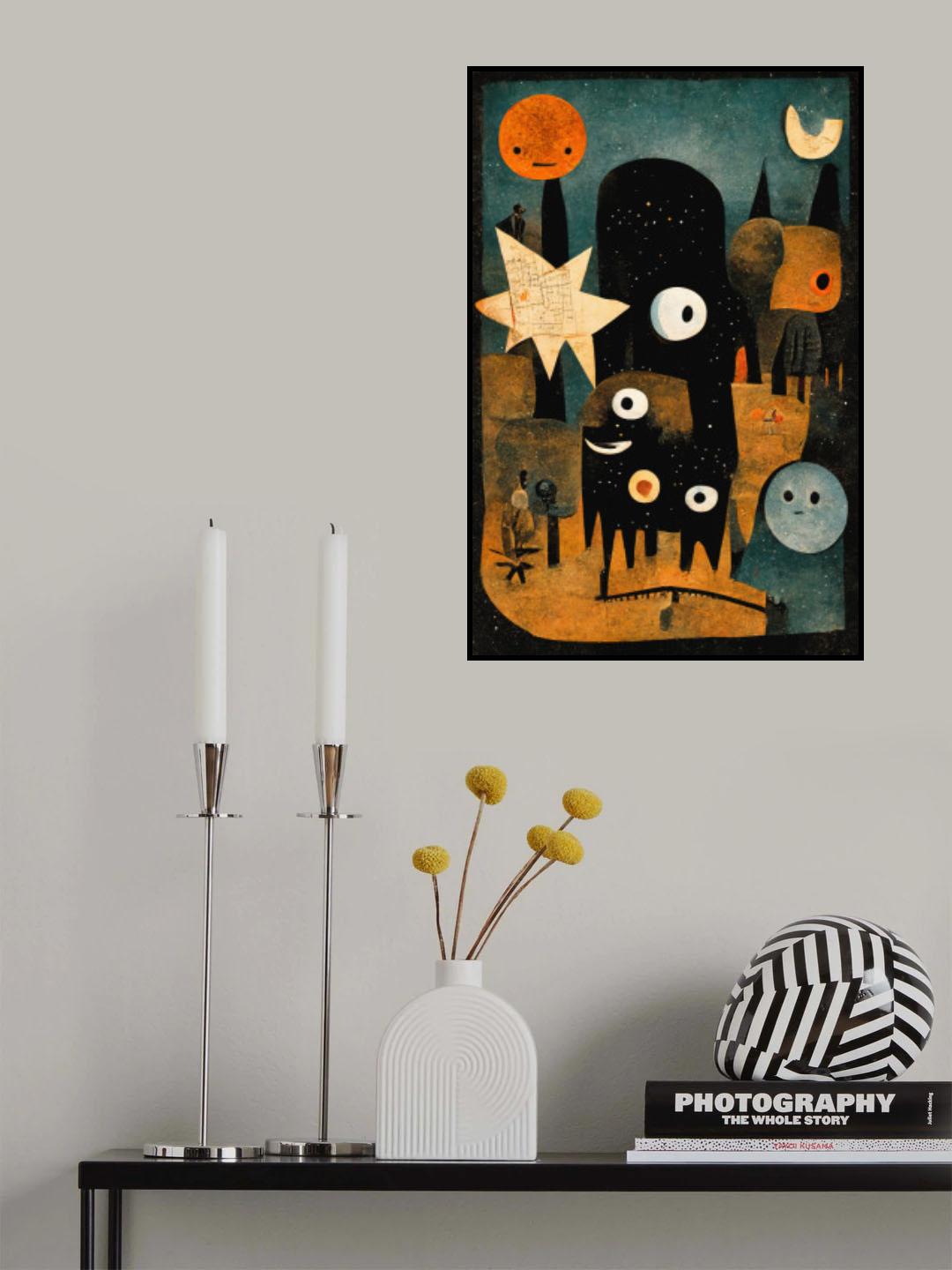 Night Of The Young Monsters Poster och Canvastavla