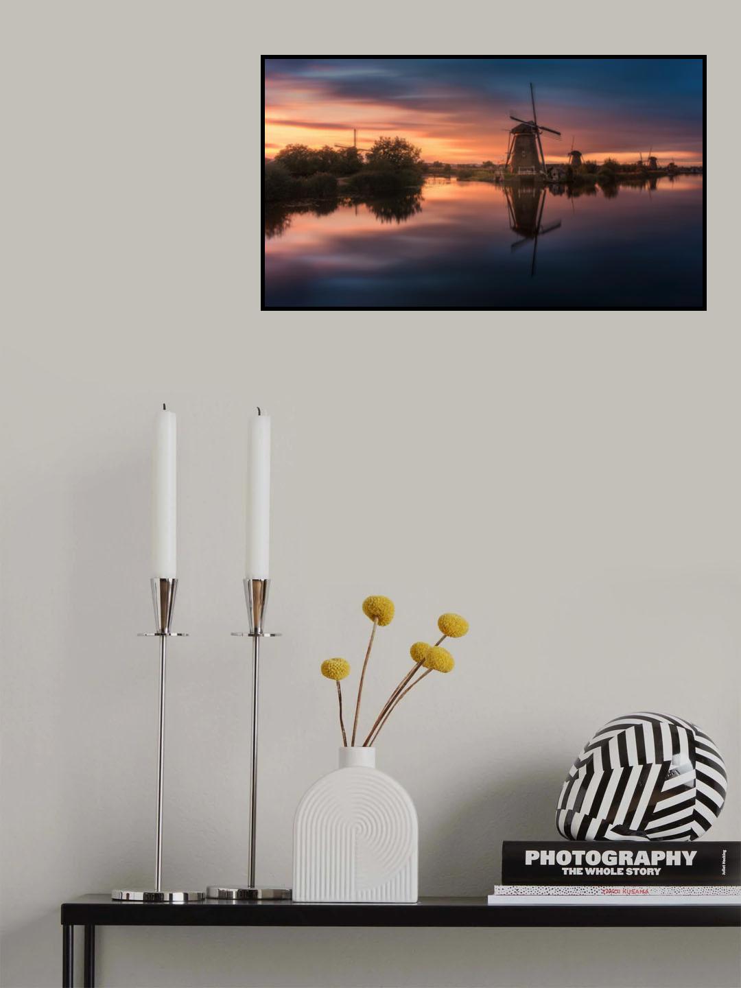 Windmills Poster och Canvastavla