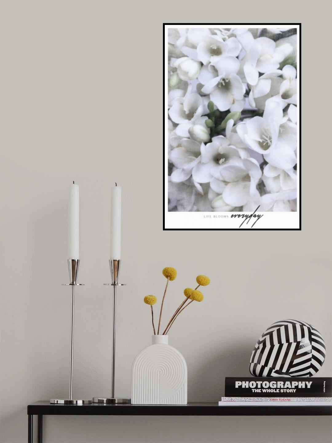 Distressed freesias II Poster och Canvastavla