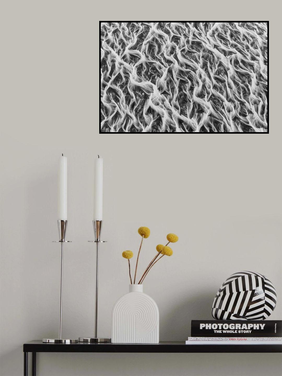 Wide river shapes Poster och Canvastavla