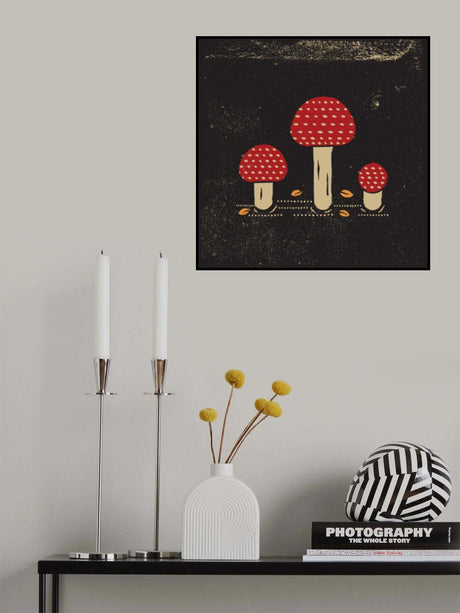 Mushrooms Poster och Canvastavla