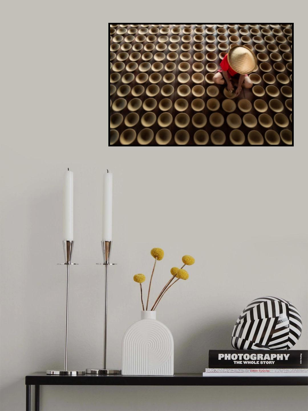 pottery Craftsman Poster och Canvastavla