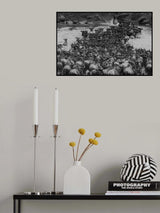 Crossing Mara River Poster och Canvastavla