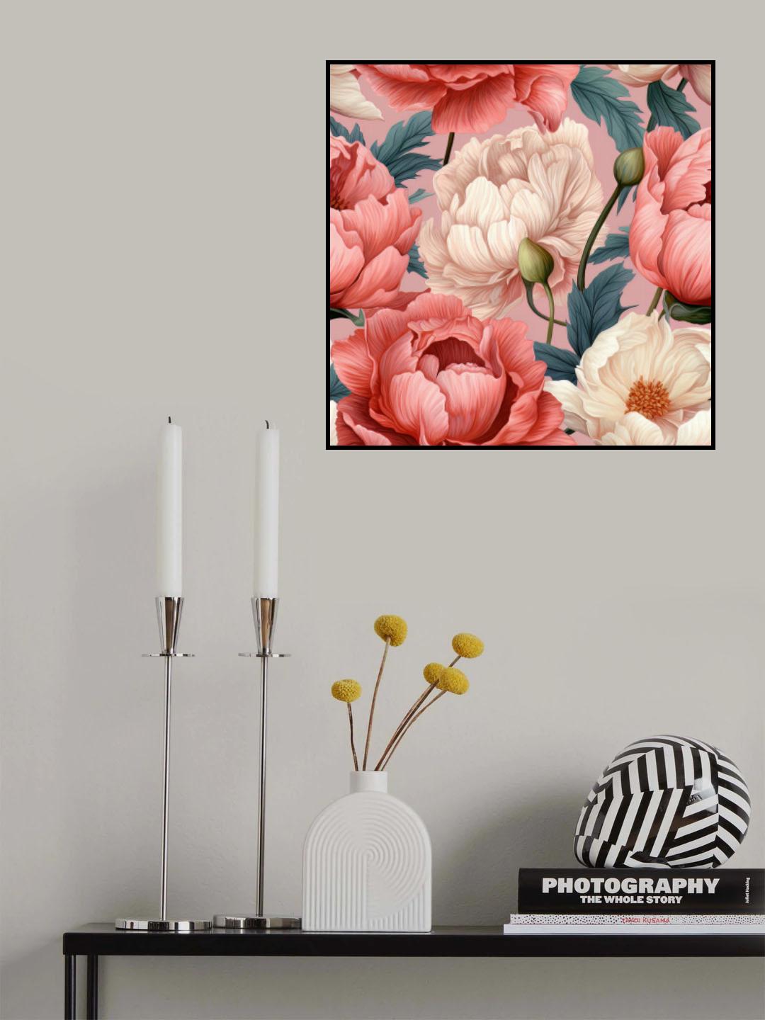 Wall Mural Bold Flower 3 Poster och Canvastavla