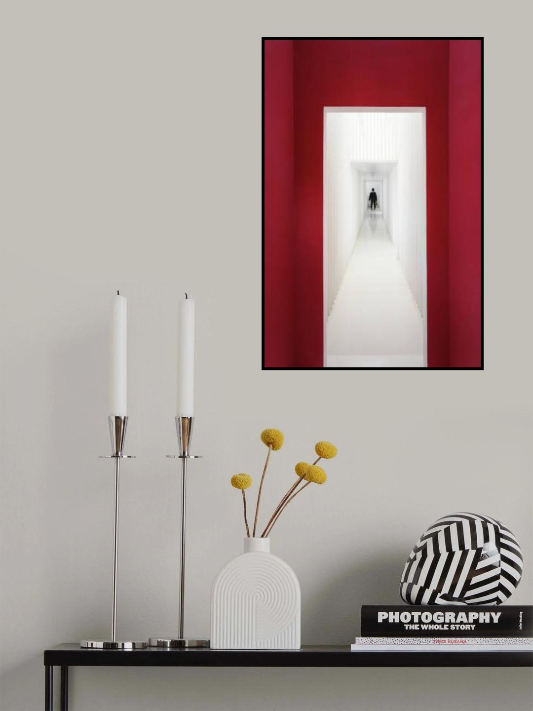 Red frame Poster och Canvastavla
