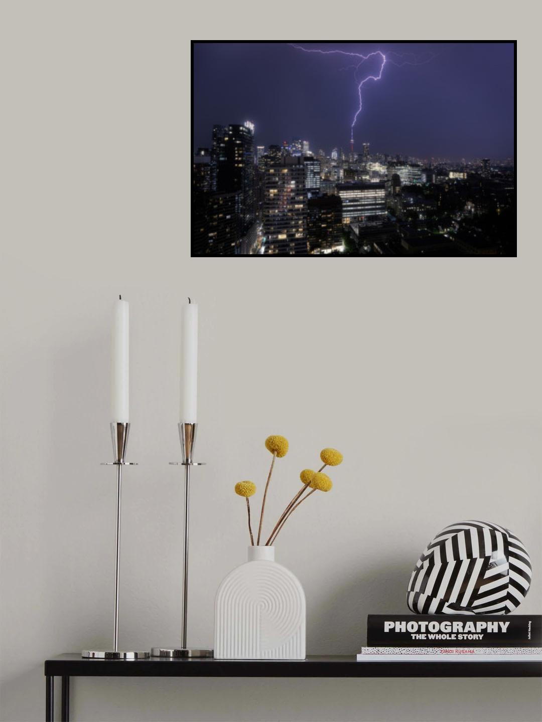 Toronto Struck By Lightning Poster och Canvastavla