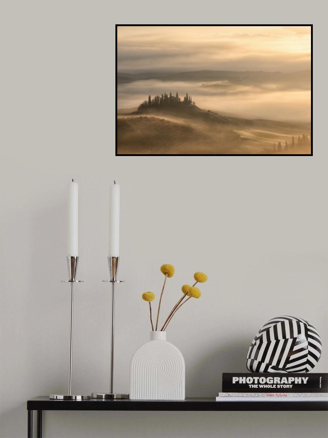 sunrise at belvedere Poster och Canvastavla