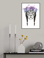 King of lions Poster och Canvastavla