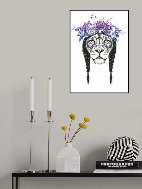 King of lions Poster och Canvastavla