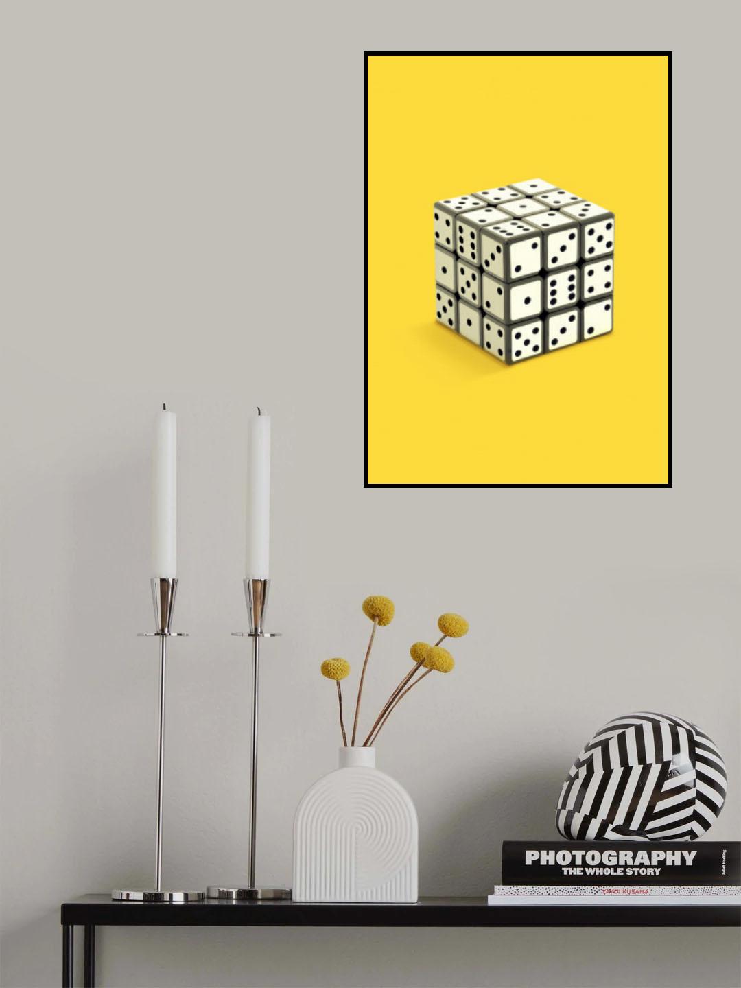 Not Rubik's cube Poster och Canvastavla
