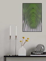 Green and White Poster och Canvastavla