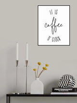 It is coffee o'clock Poster och Canvastavla