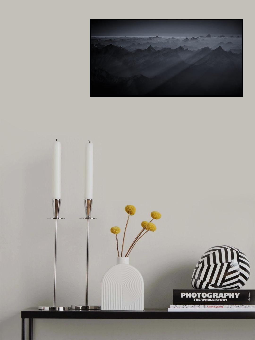 Sunrise over the Karakoram Poster och Canvastavla