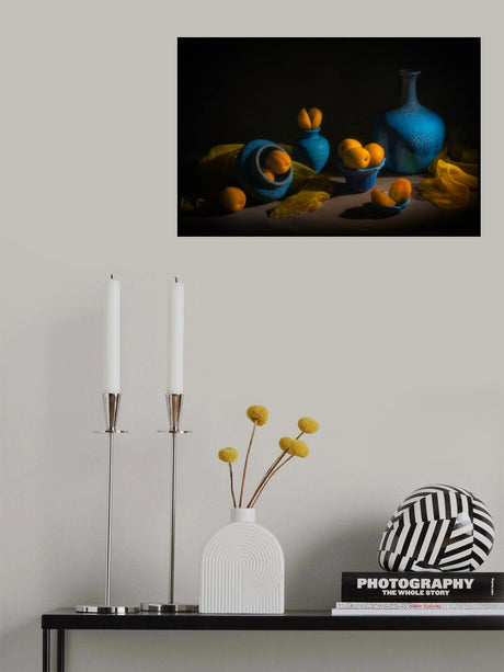 Tasty Yellow Peach Poster och Canvastavla
