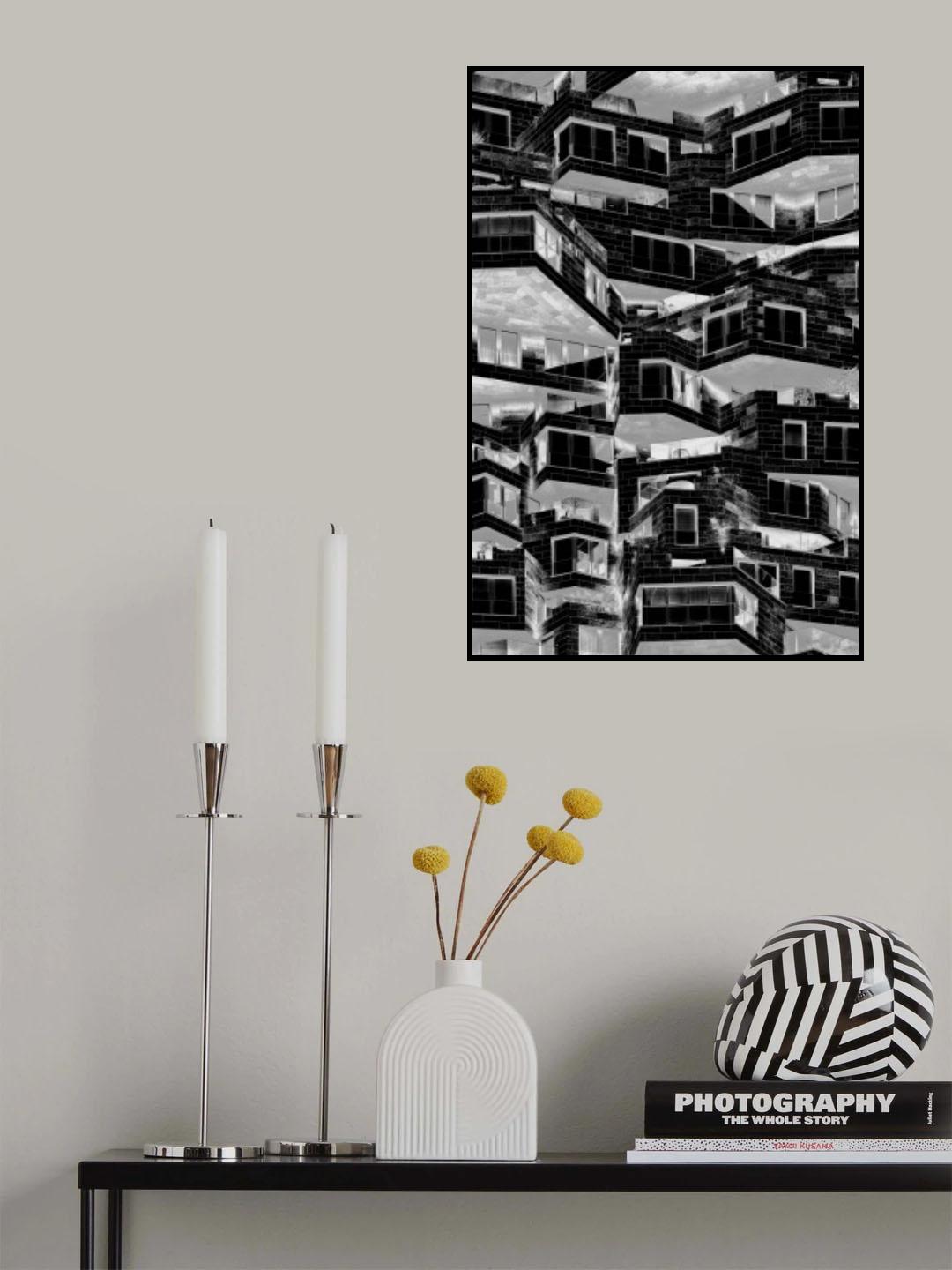 Chaotic construction Poster och Canvastavla