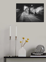alone at wissahickon station Poster och Canvastavla