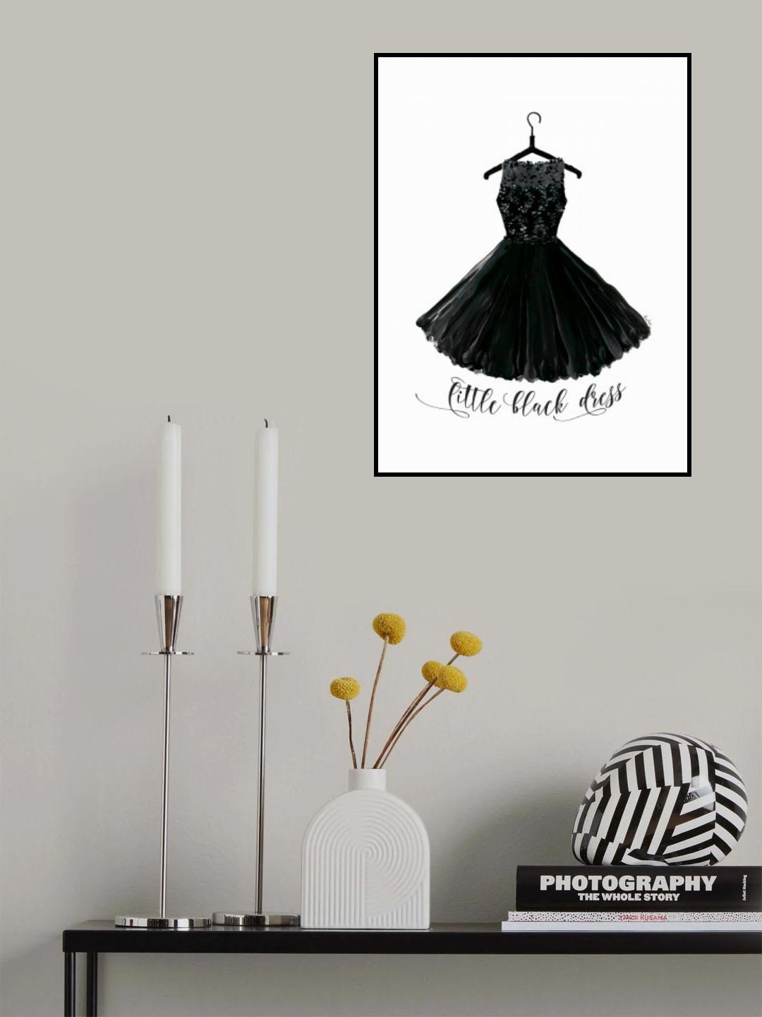Little black dress in hanger Poster och Canvastavla