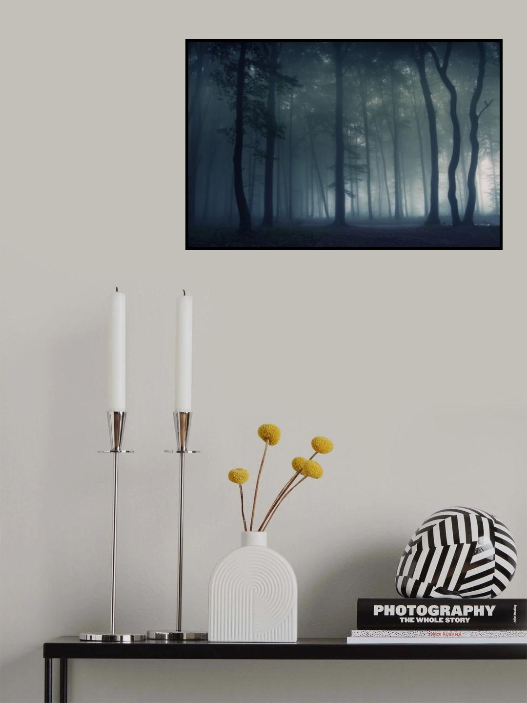Mysterious Forest Poster och Canvastavla