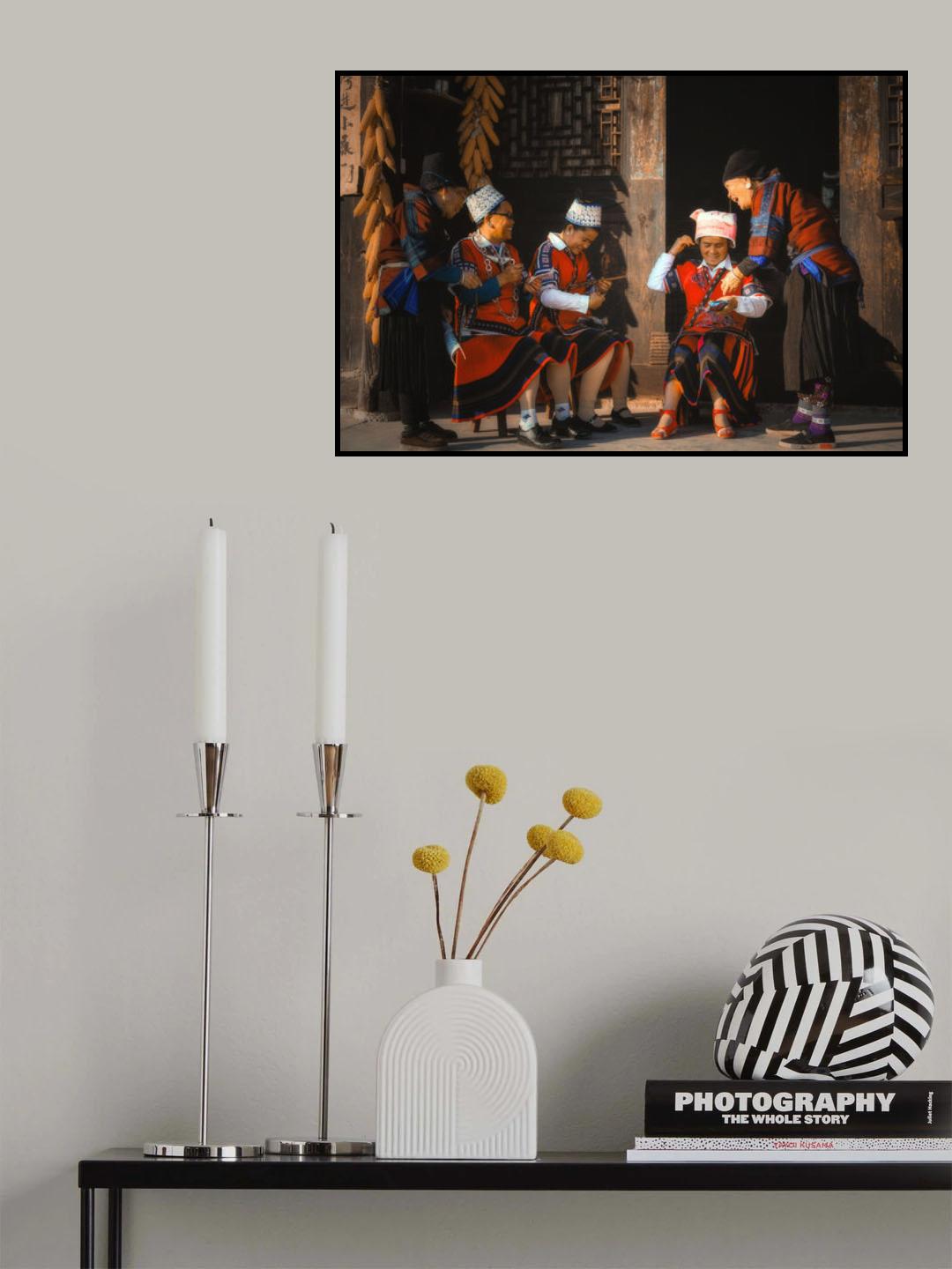 Chinese Miao culture Poster och Canvastavla