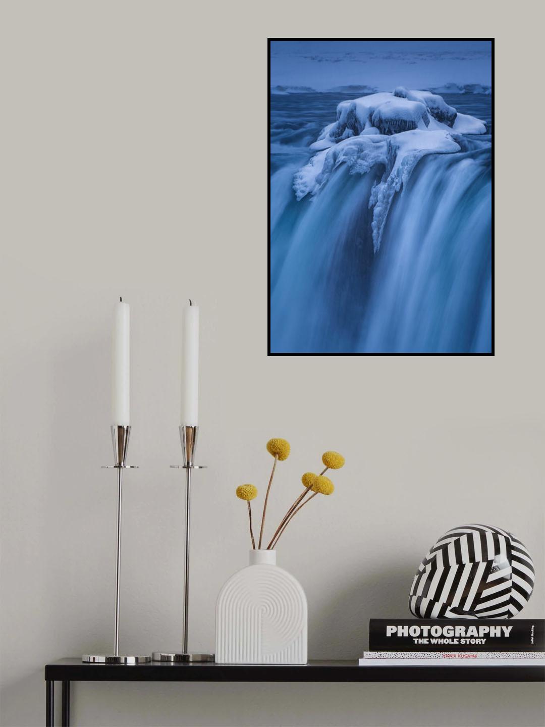 Ice and Flow Poster och Canvastavla