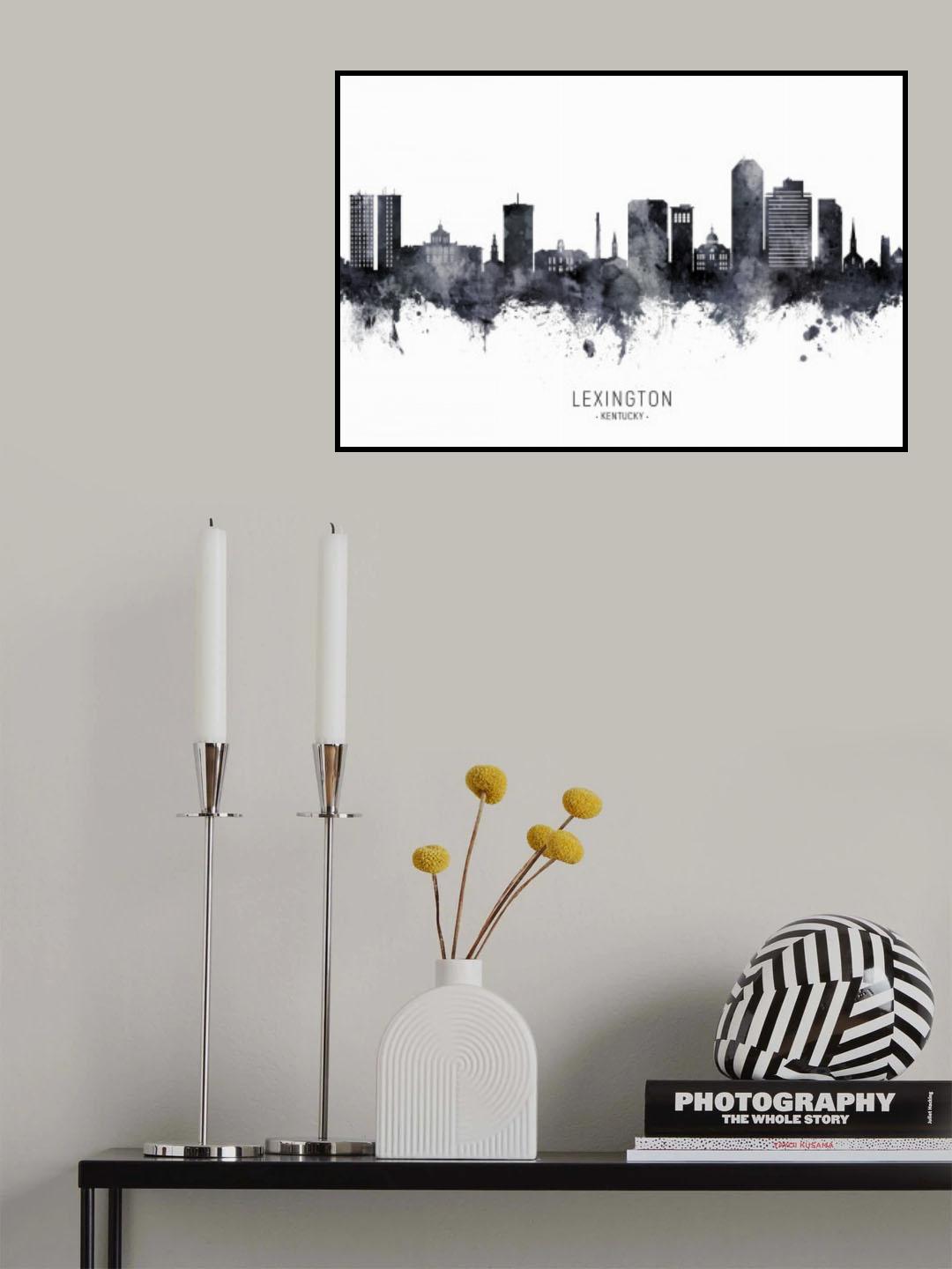 Lexington Kentucky Skyline Poster och Canvastavla