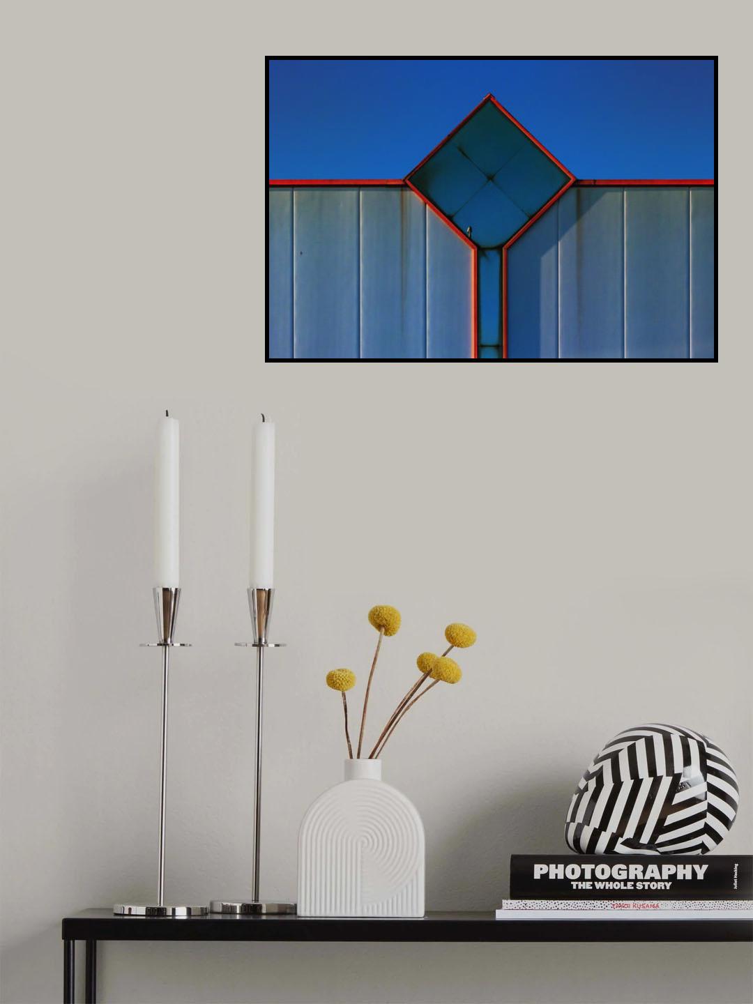 Caught in red Poster och Canvastavla