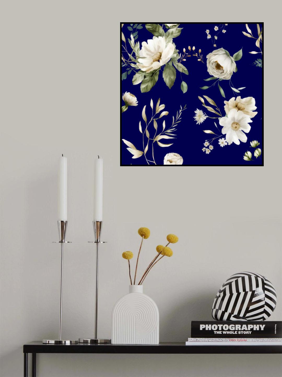 Wall Mural Wh 3 4096 Blue Purple Poster och Canvastavla