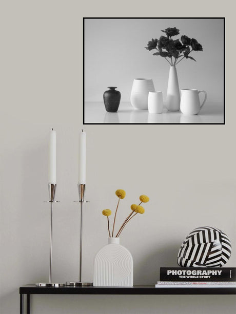 Still Life in Black and White Poster och Canvastavla