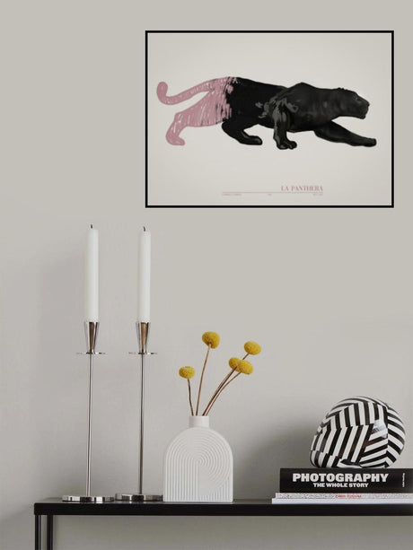 La Panthera (pink) Poster och Canvastavla
