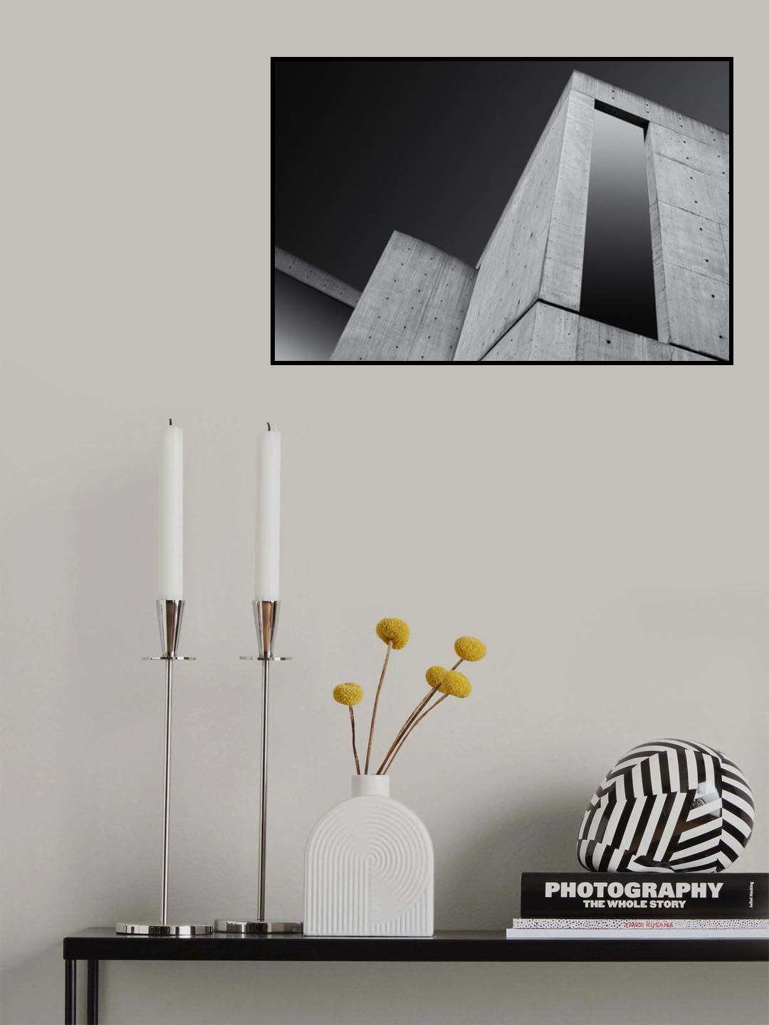 exposed concrete Poster och Canvastavla