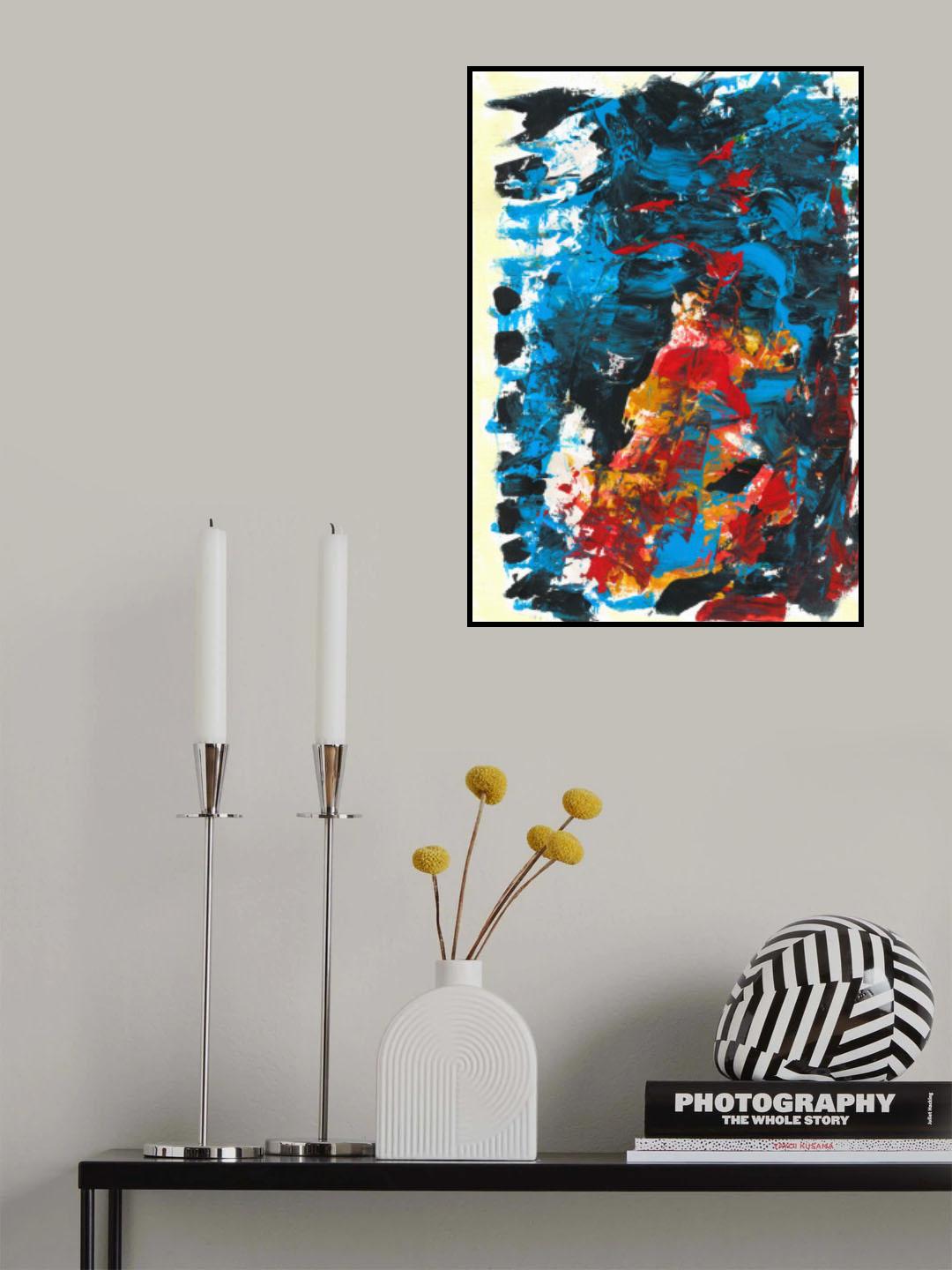 Stones and volcano Poster och Canvastavla