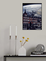 Plaza Mayor Madrid Space Poster och Canvastavla
