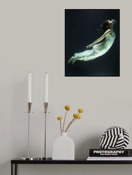 underwater artistic portrait shooting Poster och Canvastavla