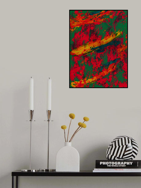 colored paints Poster och Canvastavla