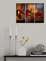Flaming Flamingo Poster och Canvastavla