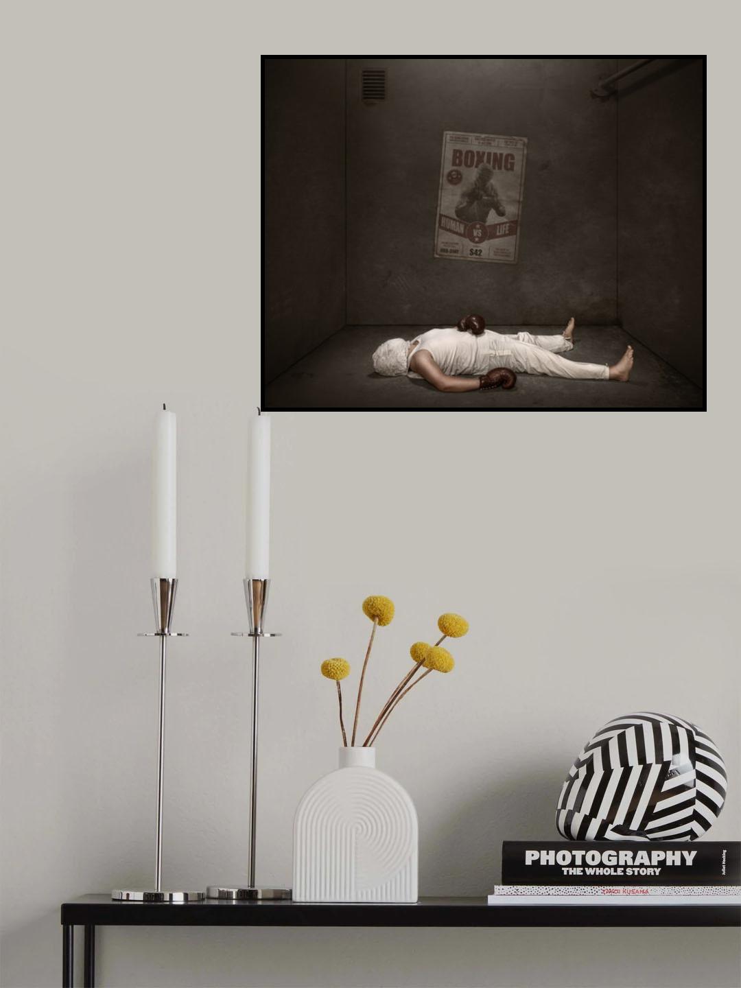 Human vs Life Poster och Canvastavla