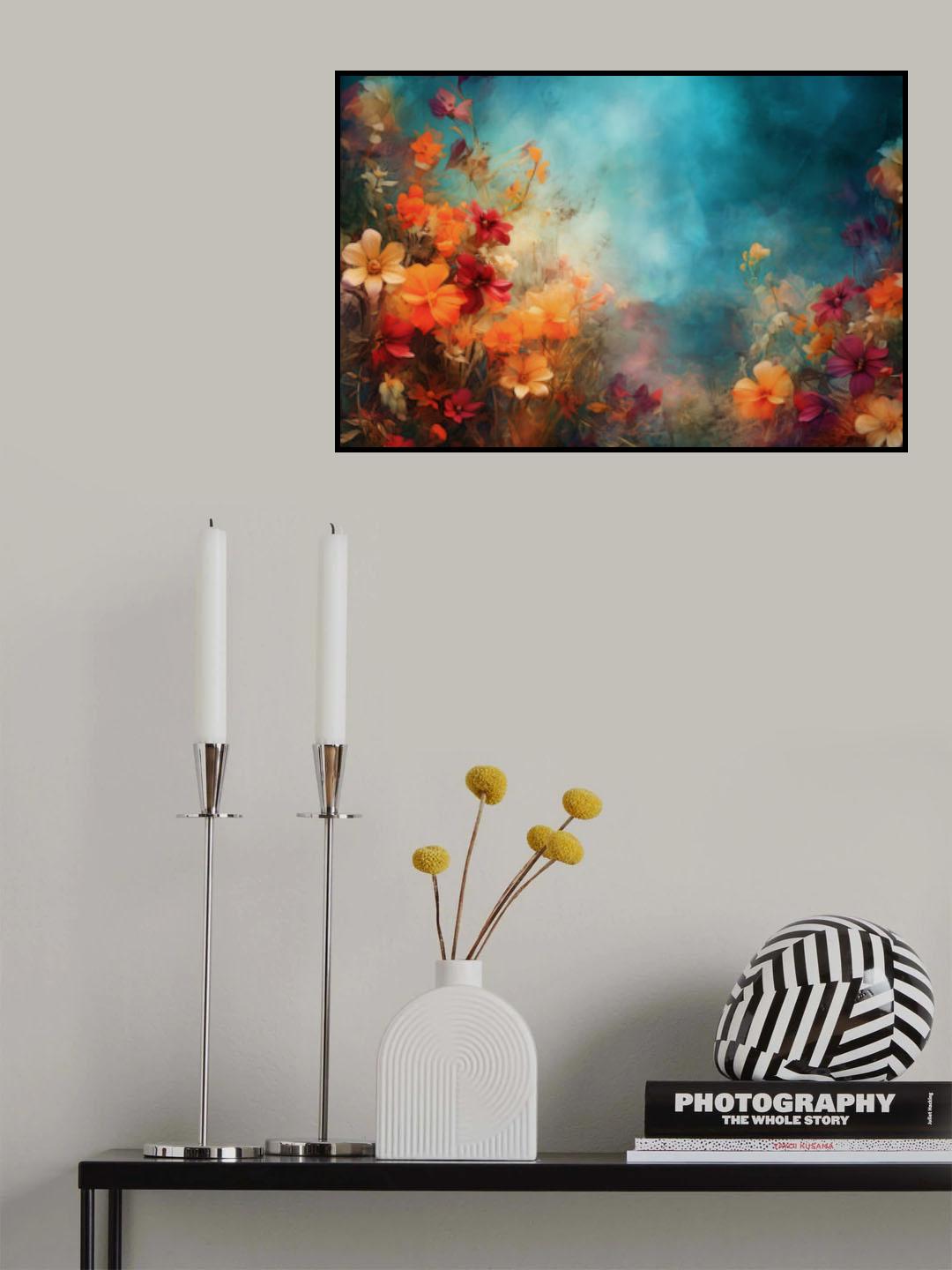 Fa Vintage Floral 61 Poster och Canvastavla