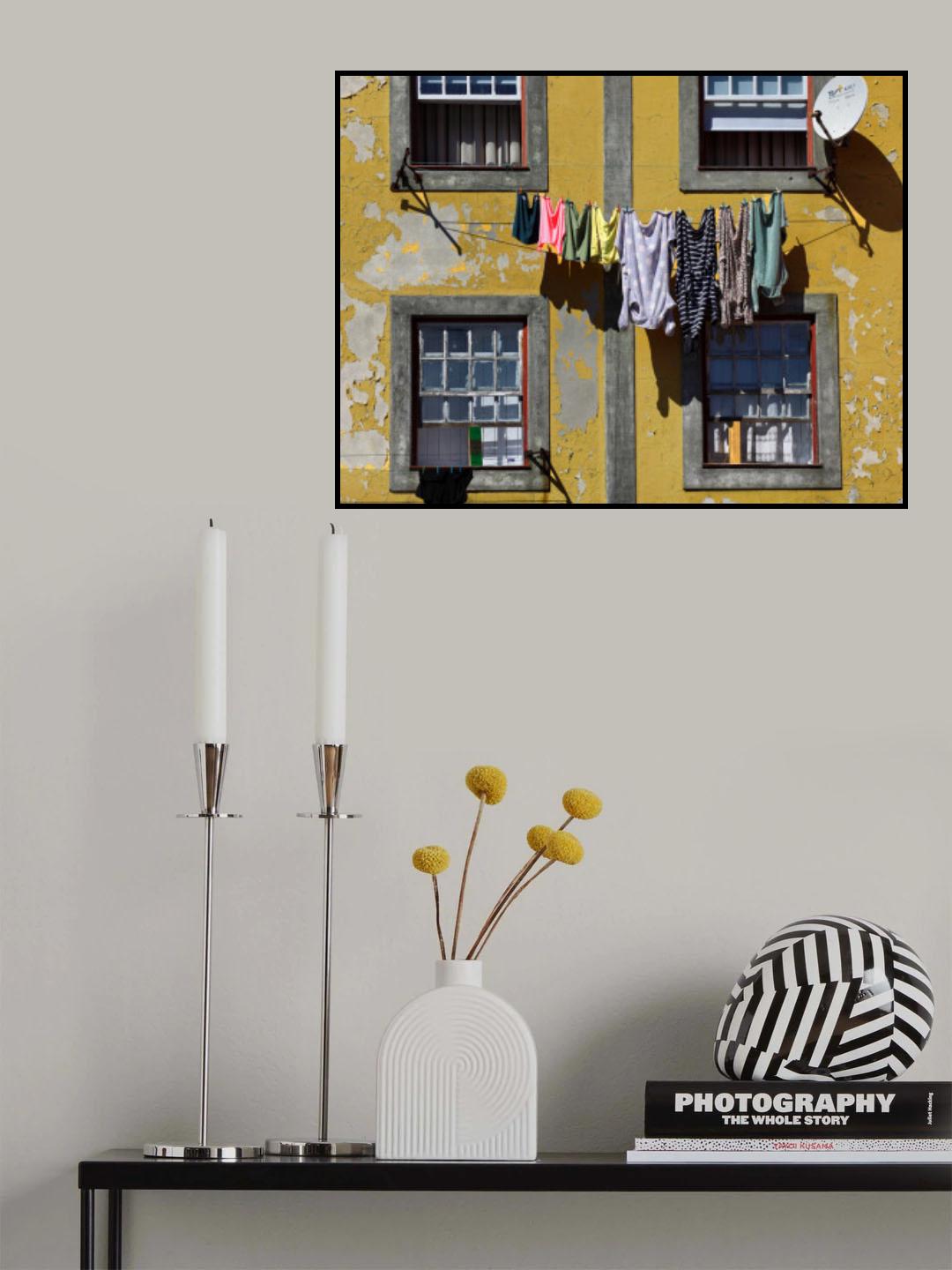 Yellow Poster och Canvastavla