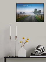 Blue foggy morning Poster och Canvastavla