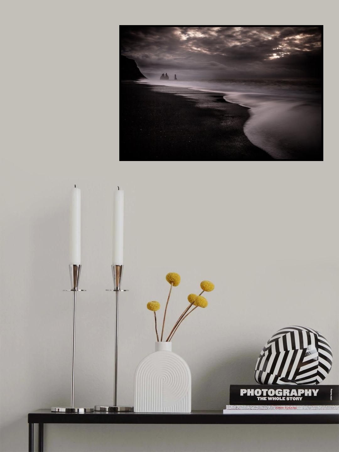 Dragon's rocks angry skies Poster och Canvastavla