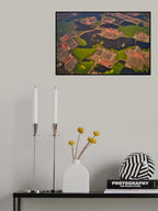 Hundreds of brick kilns Poster och Canvastavla