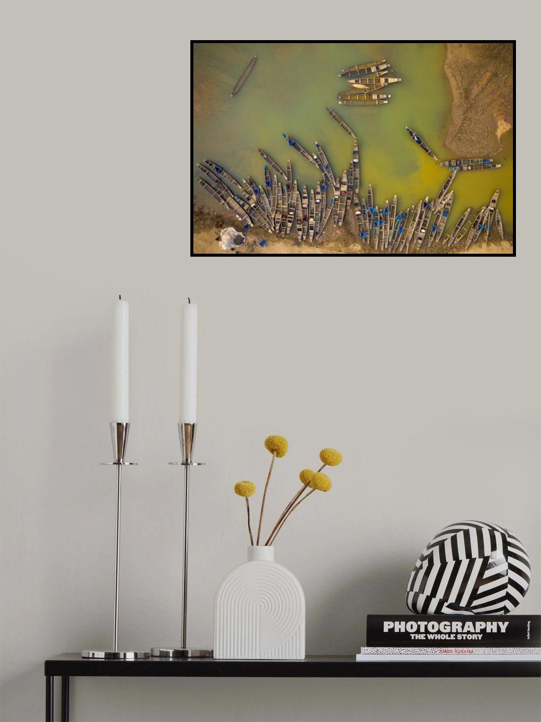 Narrow boats Poster och Canvastavla