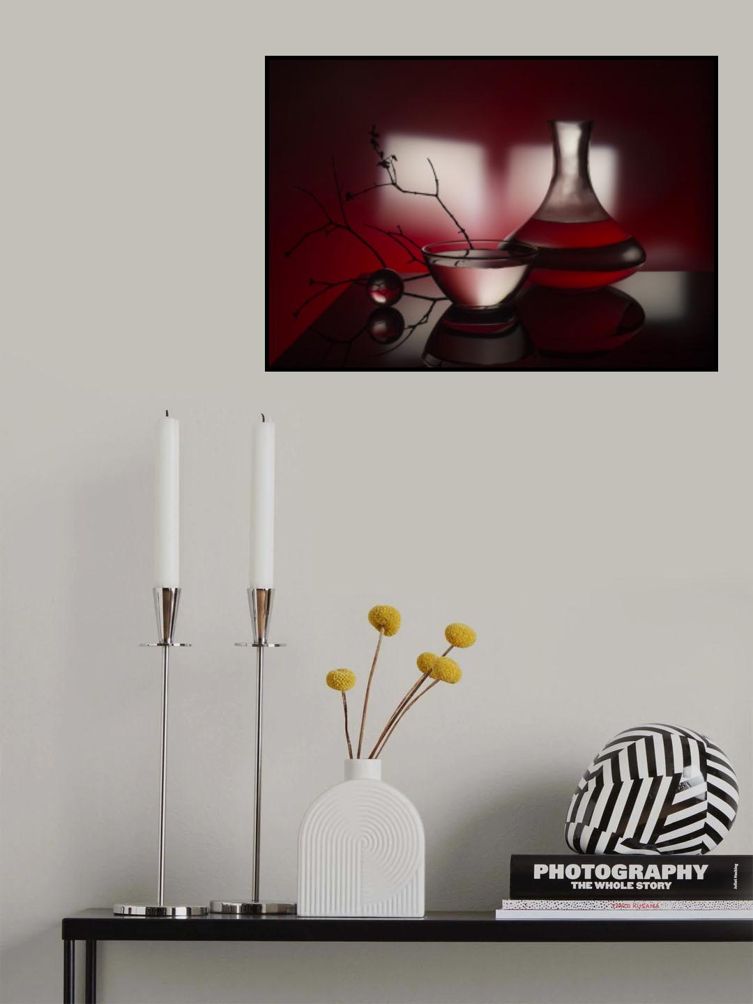From the series "Experiments with glass" Poster och Canvastavla